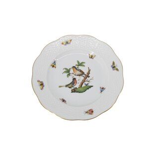 Herend Rothchild Bird Salad Dessert Plate 7.5" NEVER USED 94142